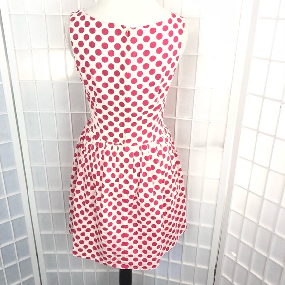 Delia’s Cream w Red Polka Dots Cotton Dress M - Picture 5 of 8